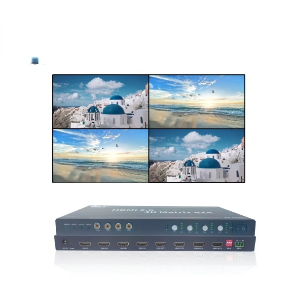 

Hot Sale HDCP2.2 Uncompressed 4 Channels Video Mixer Switcher