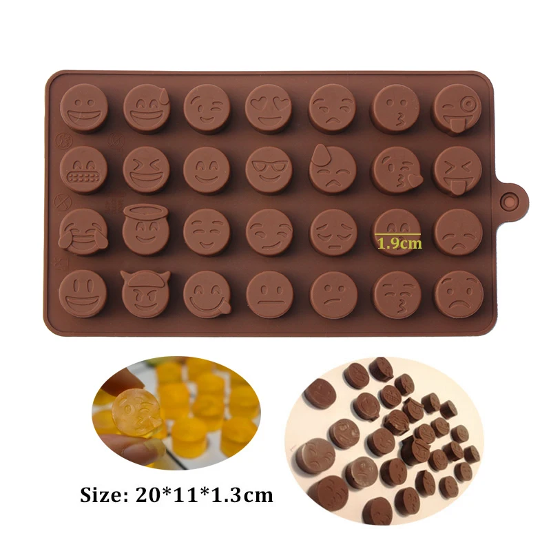 Funny Silicone Mold Chocolate Gummy Candy Mould Resin Plaster Clay Fondant Molds Baking Tool