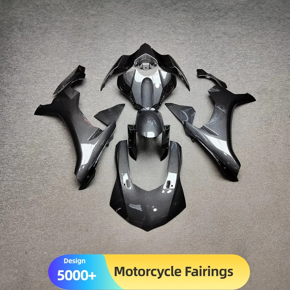 

For Yamaha YZF-R1 2015-2019 Full Fairing Kit Carbon Fiber Style ABS Plastic Replacement Bodywork Perfect Fit Motorcycle Covers