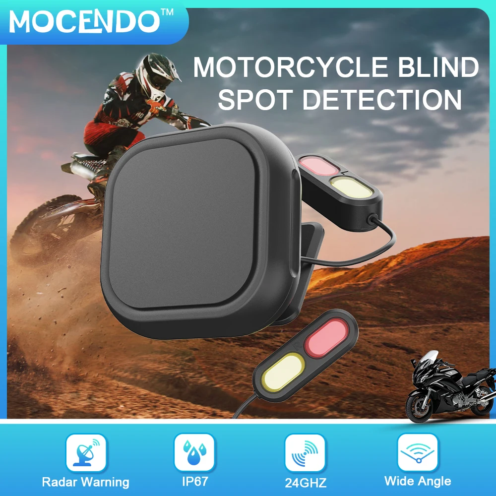 Motorrad Millimeter Welle Radar Warnung Blind Spot Überwachung Spur Ändern Warnung Sicherheit System und Hilfs System BSD