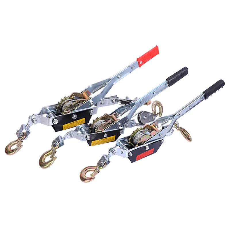 

Fastener Rope Tightener 1-4T Car Cargo Manual Wire Rope Tensioner Ratchet Type Double Hook Wire Tightener