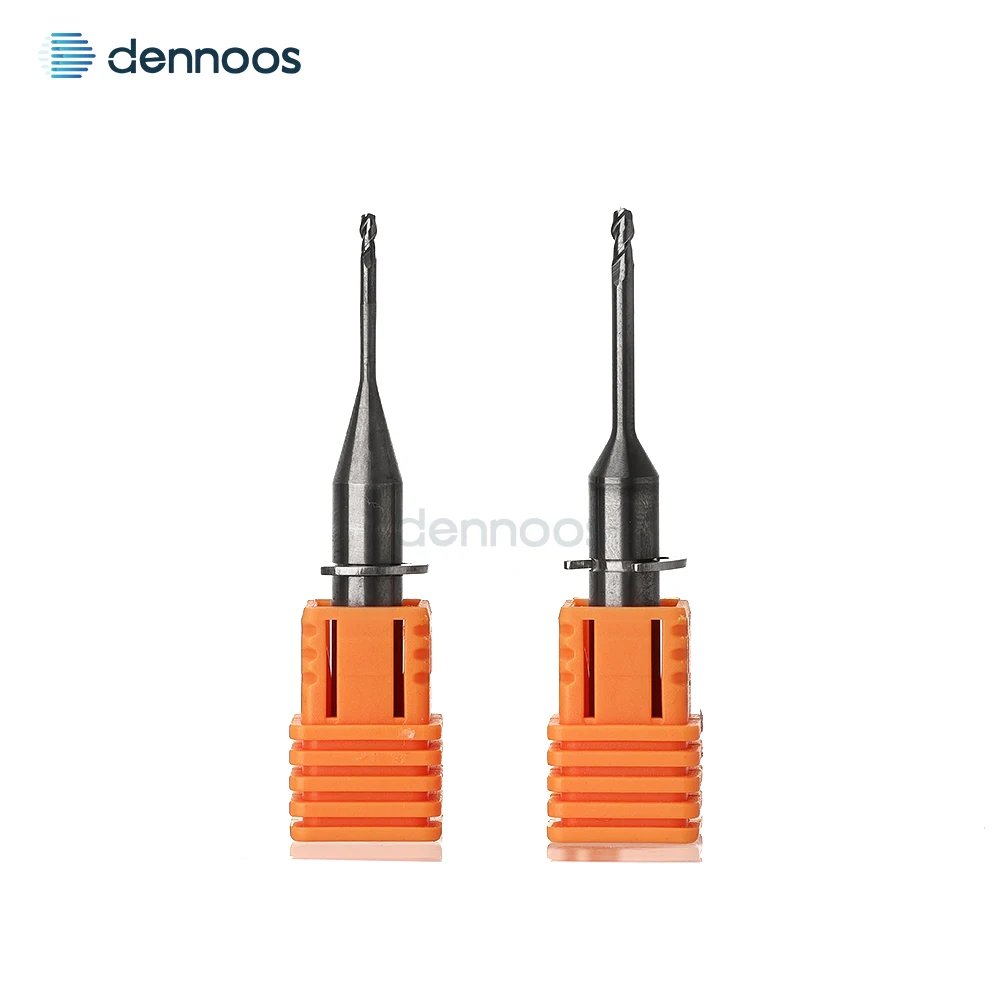 Dental Milling Burs UPCERA B51/B52 for Metal D6 Ball Flat End Bore Bit Bull Mill odontologia Drills Denstistry Grinding Tools