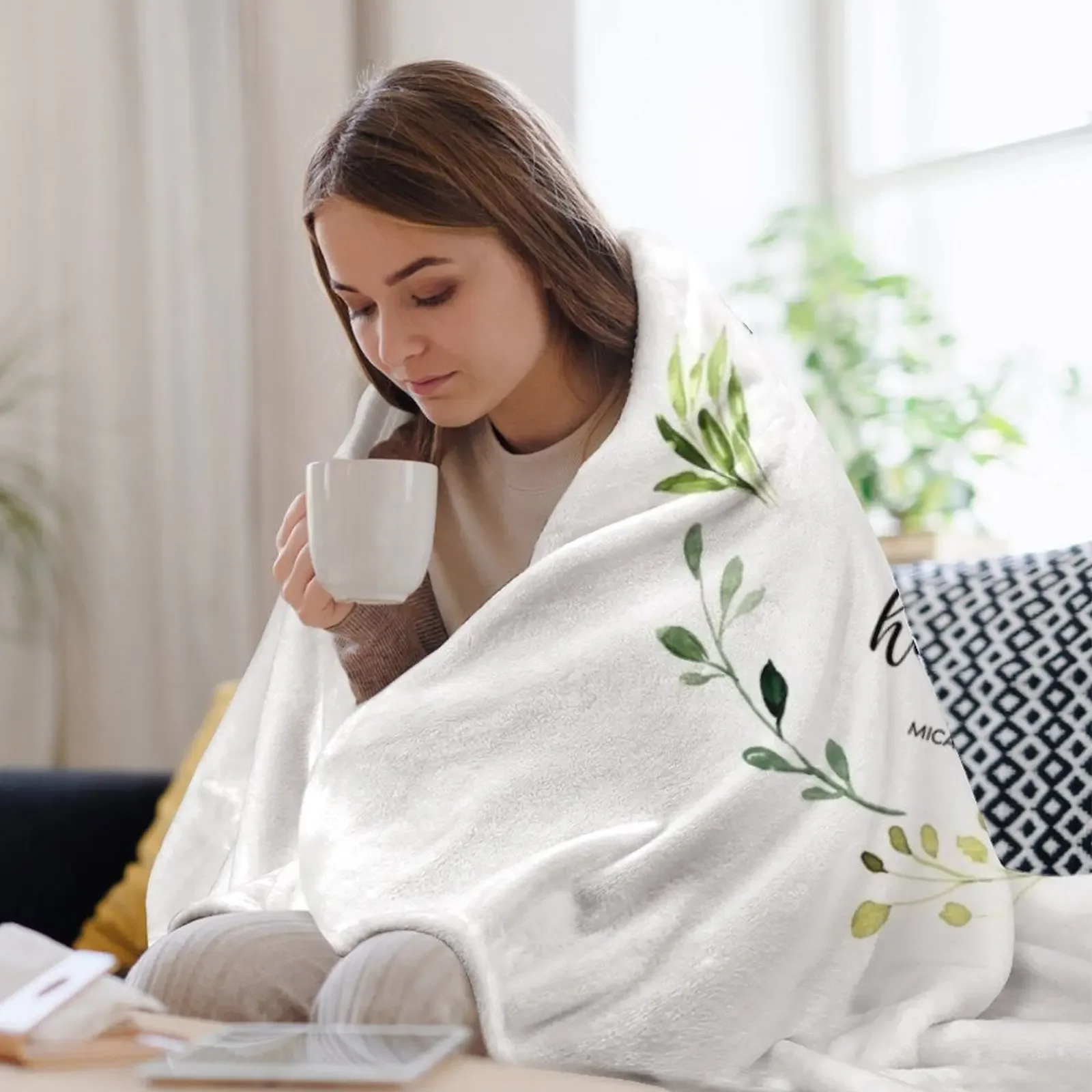 Act Justly Love Mercy Walk Humbly Throw Blanket Vintage متعددة الأغراض Quilt Luxury St Blankets