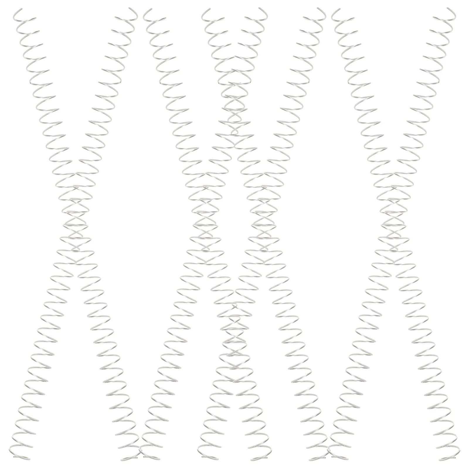 

10Pcs Metal Coil Spiral Notebooks Loose Leaf Rings DIY Calendar Organizer Binder Coils Metal Calendar Spirals Coils