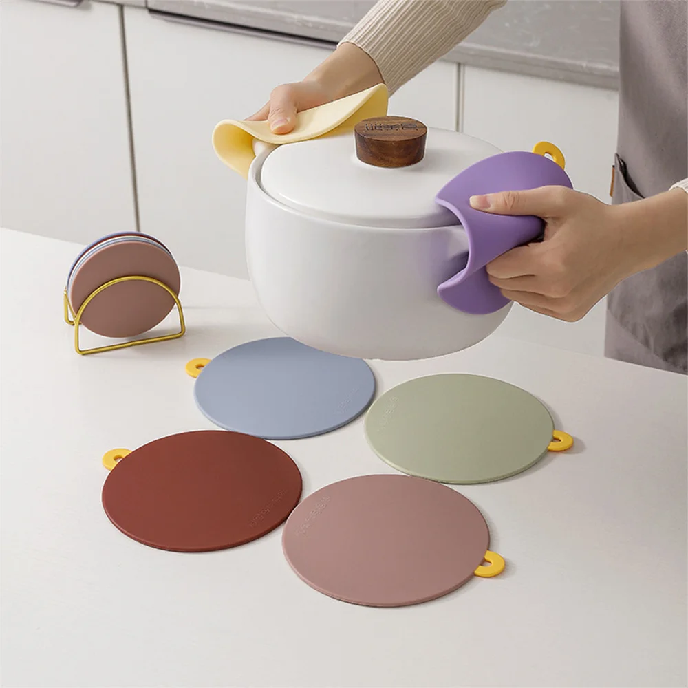 Silicone Pad Soft Mist Powder Anti-scalding On Both Sides Adsorption Anti-slip Waterproof And Easy To Wash Flexible Silicone