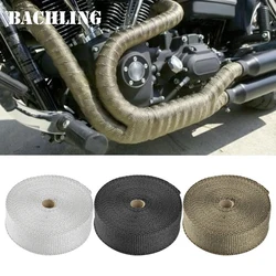 1/2M Motorcycle Exhaust Thermal Tape Header Wrap Manifold Insulation Cotton High Temperature Protection Parts