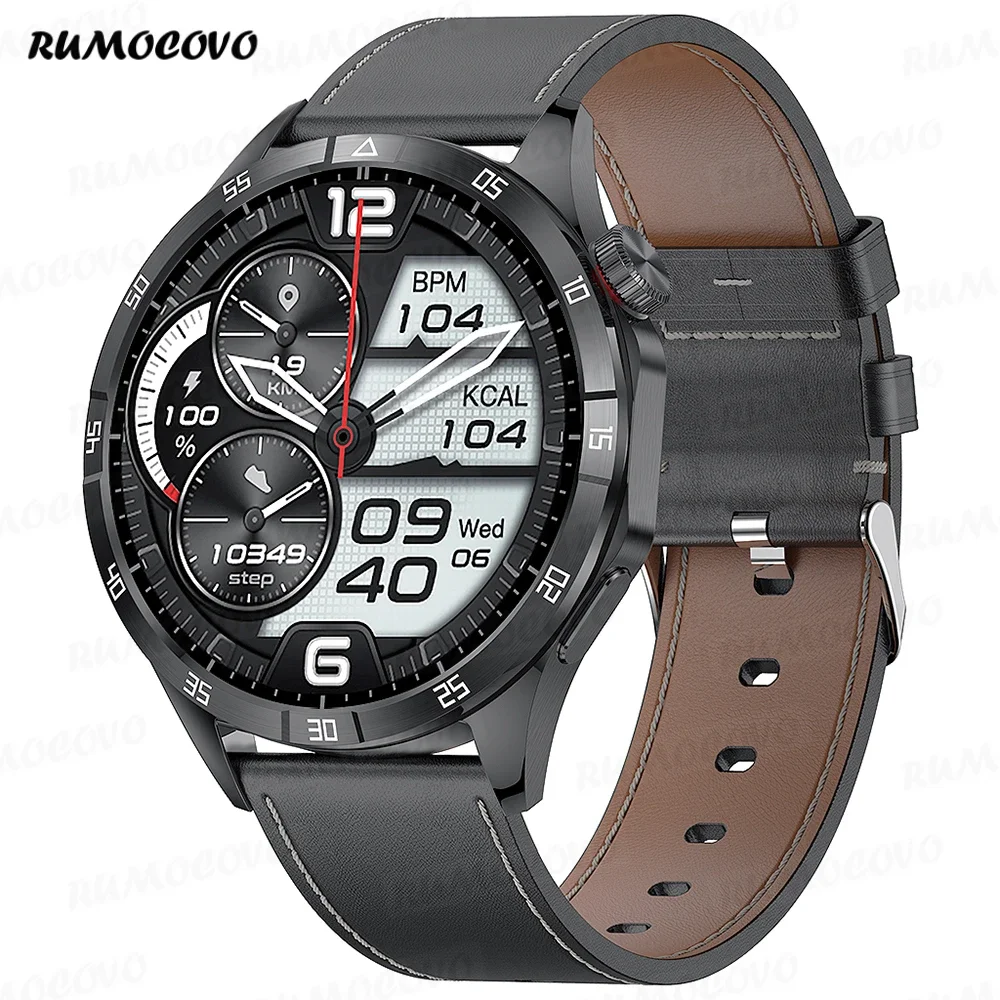 

RUMOCOVO® for Huawei Smart Watch Men GT4 Android Bluetooth Call IP68 Waterproof Blood Pressure Fitness Tracker Smartwatch Men