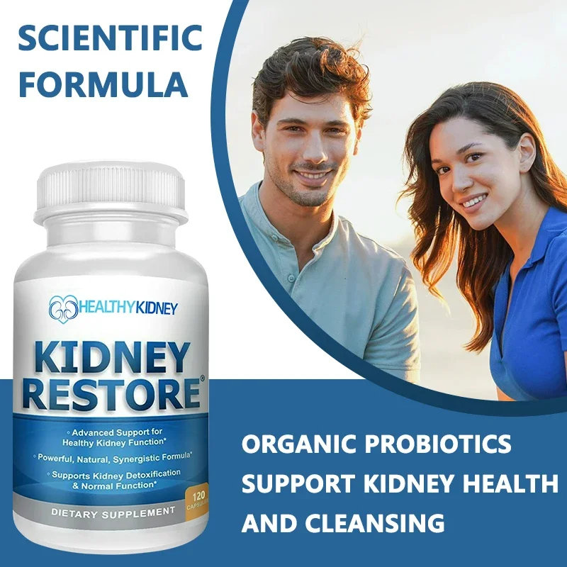 Natural Kidney Cleanser for Healthy Kidney Function and Detoxification, Daily Health Supplement