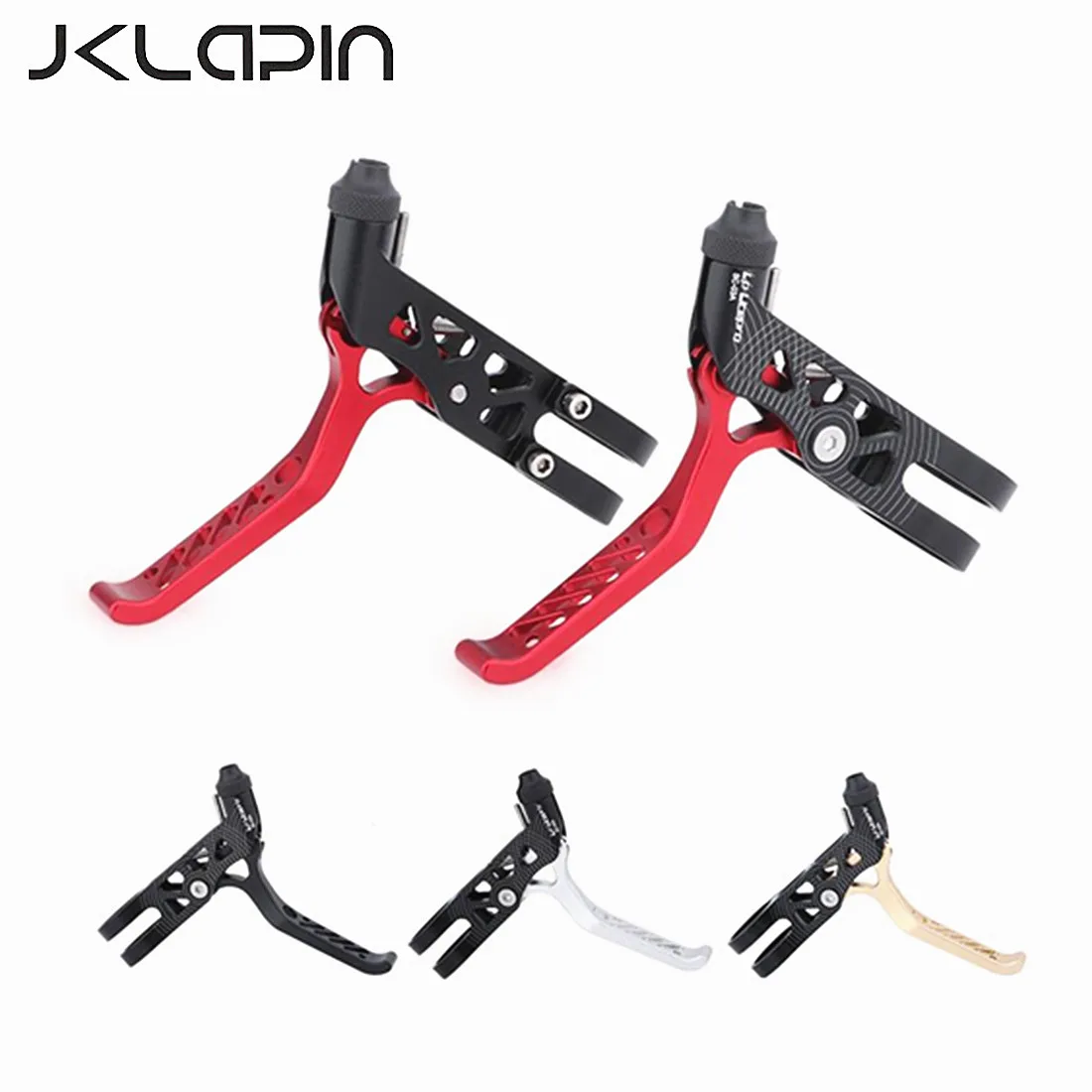 JKLapin Folding Bike Brake Levers Hollow Ultra-light 72g Aluminum Alloy Brake Rod BMX Road Bike Brake Handlebar For Brompton