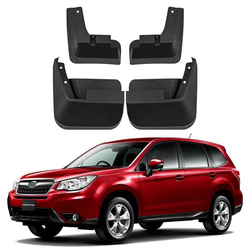 FOR Subaru Forester 2013-2018 Car Molded Mud Flaps Splash Guards Mudguards Front Rear Styling Front Rear Car Accessories