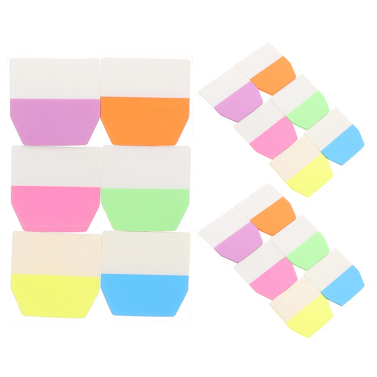 Colored Writable Index Tabs – Strong Adhesive Sticky Page Markers for Books, Documents & Planners