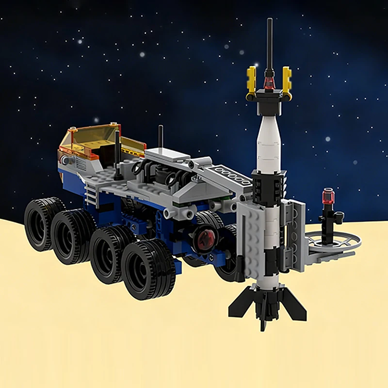 モバイルロケット輸送モデル MOC ビルディングレンガ戦争機器モジュラーテクノロジーギフトホリデーアセンブル子供のおもちゃスーツ
