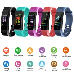 New Men’s Women’s Smart Wristwatch Fitness Wrist Watch Pedometer Mileage Calorie Sport Waterproof for with Heart Rate Monitoring