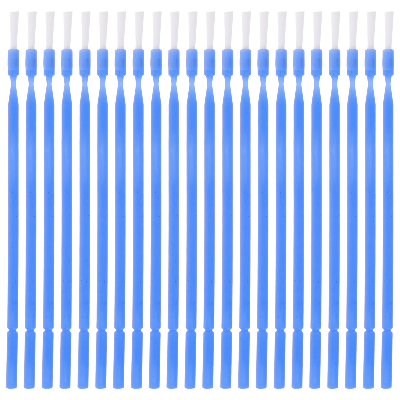 100 قطعة من أداة توزيع الفلورايد للأسنان، فرشاة قابلة للانحناء، أداة توزيع الأسنان للتنظيف
