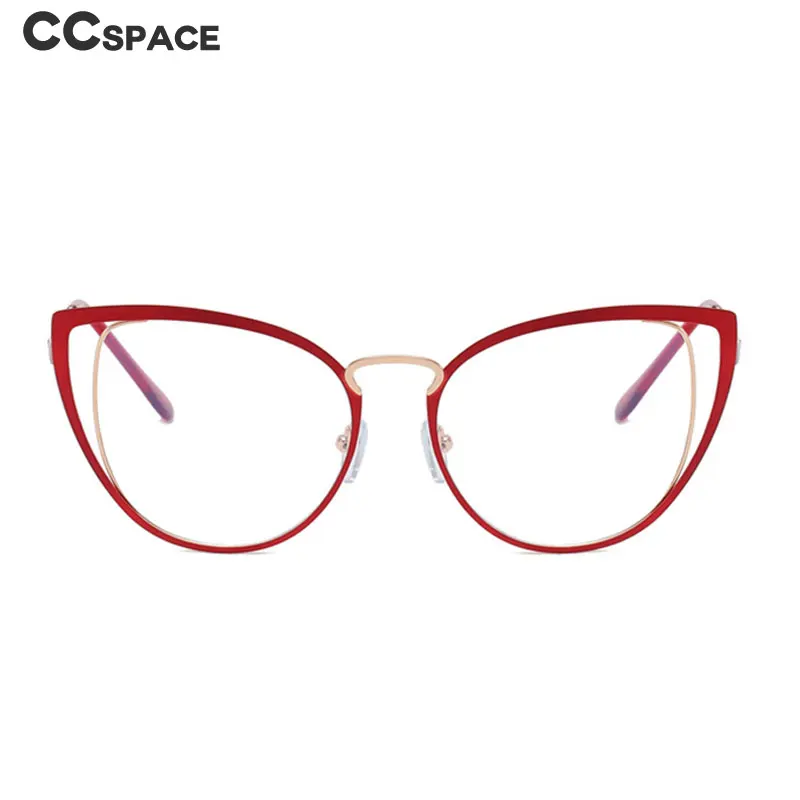 R55583 Vintage Classic Blue Light Proof Cat Eye Metal presbiopia Brand Designer occhiali da Computer rotondi alla moda con montatura da vista