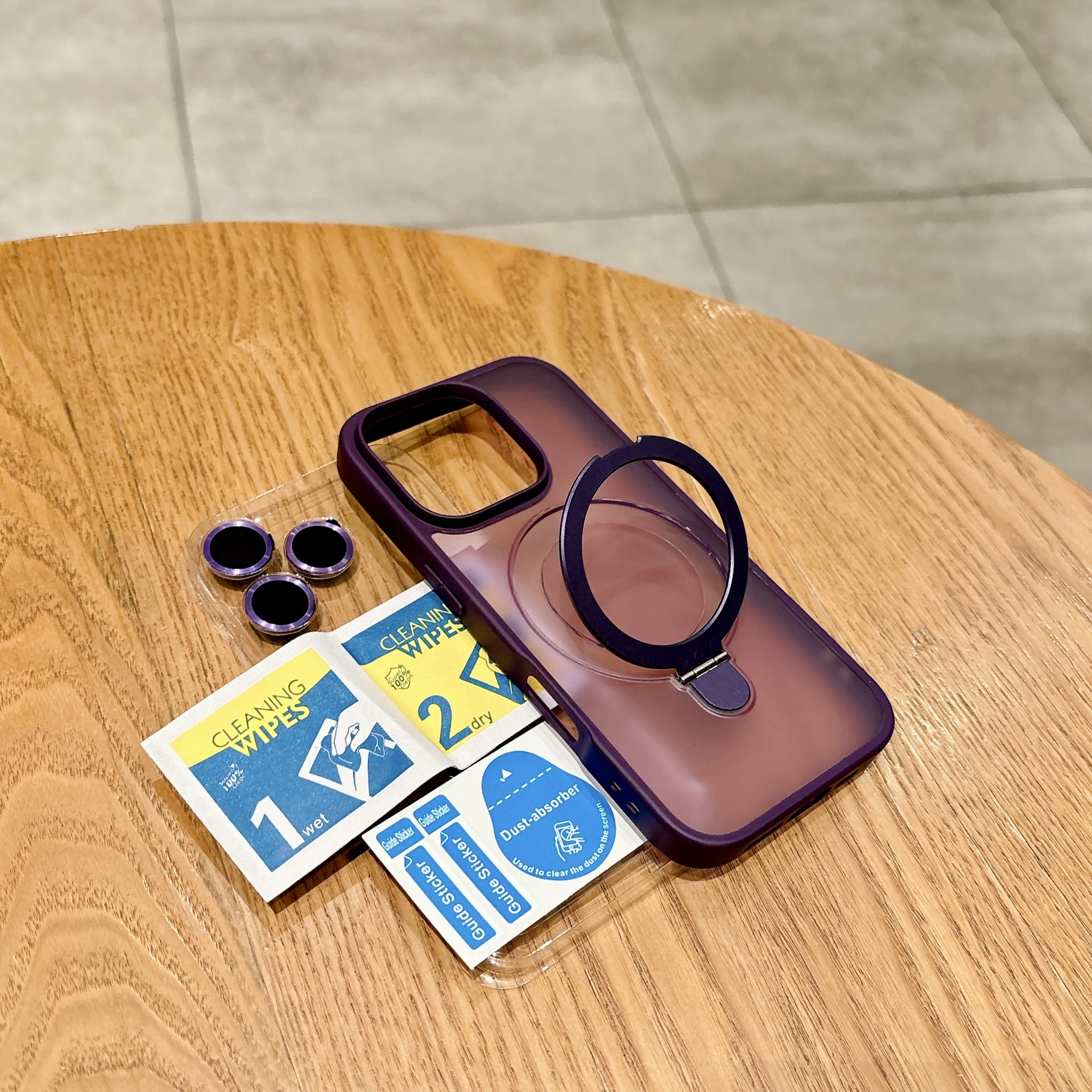 حافظة شحن مغناطيسية لحماية العدسات بلون غير لامع لهاتف Magsafe iPhone 17 Air 16 PM 15 Plus 14 13 12 11 Pro Max #3