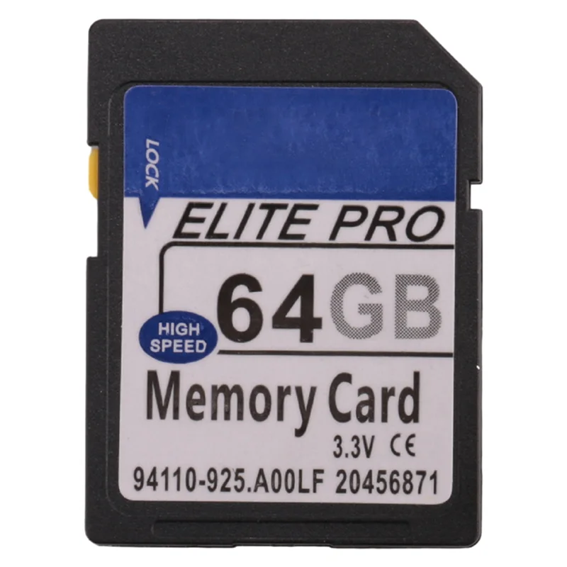 

New-ODM Memory Card SD Card Support Navigation, Code Writing, High Speed Change CID Navigation GPS Map Only Once (64G) Easy Inst