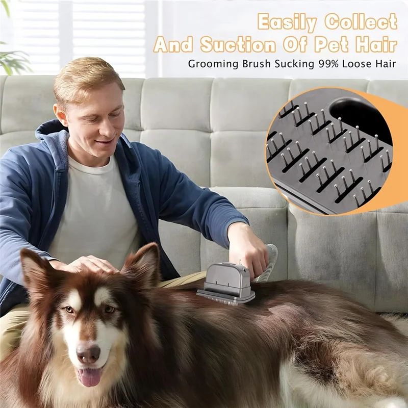 

Инструмент KB-Groom для пылесосов Dyson V7 V8 V10 V11 V15, щетка для крепления для собак с фиксатором триггера и удлиненным вакуумным шлангом