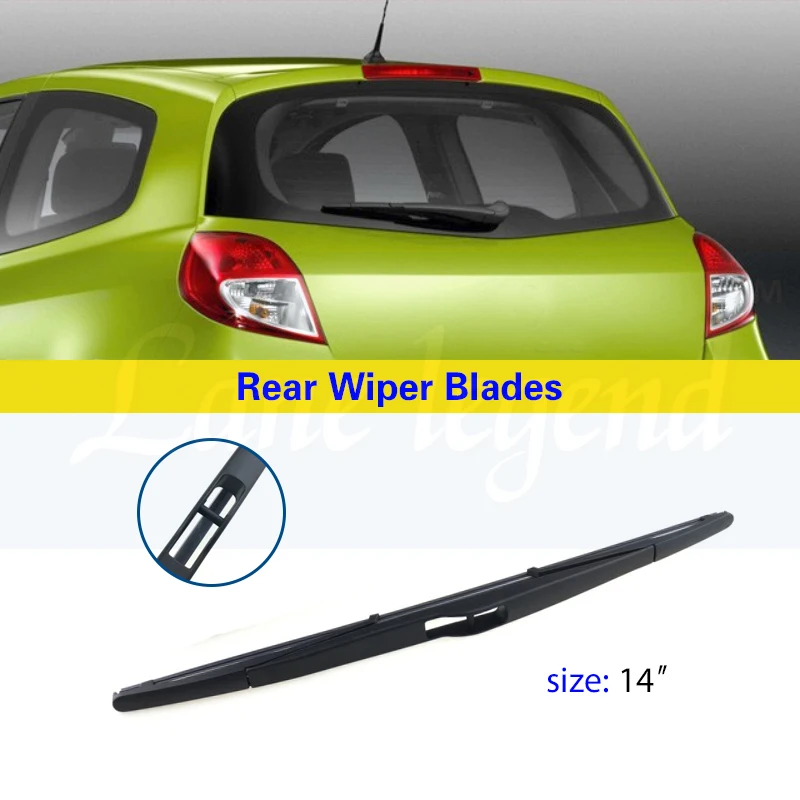 Wiper Front & Rear Wiper Blades Set For Renault Clio MK 3 Hatchback 2005-2012 2006 2007 Windshield Windscreen Window 24\