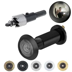 16mm 200 Degree Door Viewer Peephole Drill Bit Set for 1.57inch to 2.36inch Door Thickness with Rotating Privacy Cover