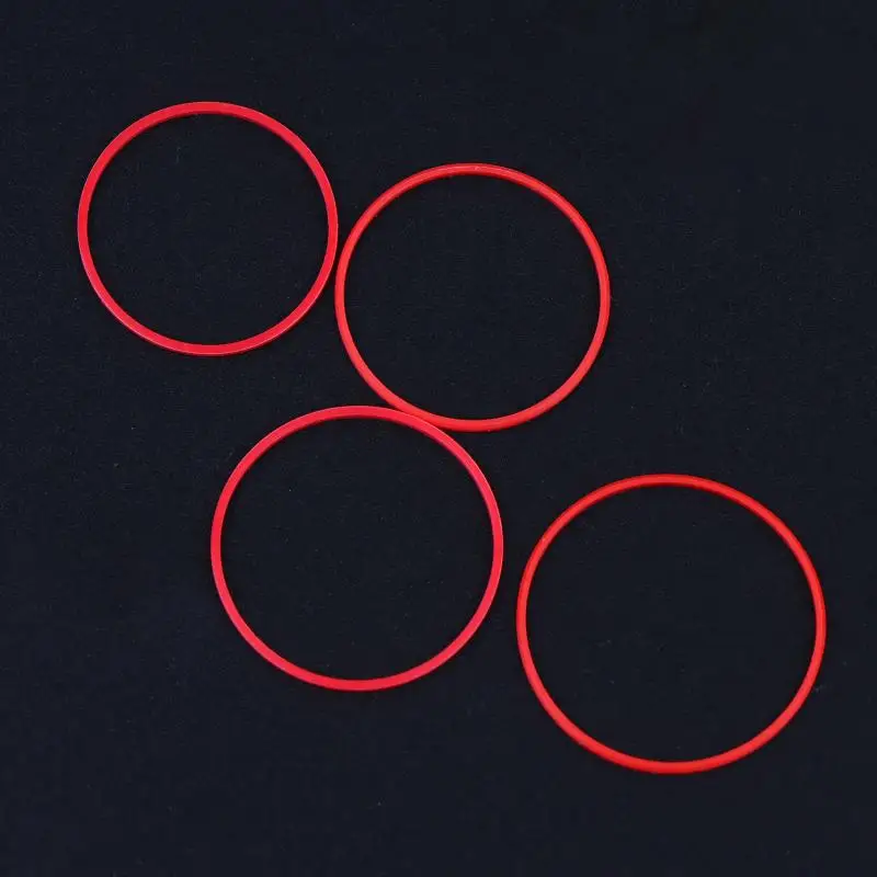 Waterproof Watch Back Gasket Red 1PC 17-32MM Diameter Rubber O Ring for Watch Case Repair DIY Accessories