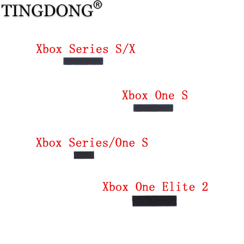 For Xbox Series X/S Shockproof pads Back Shell LT RT Rubber Pads for Xbox One Elite 2 Gamepad Shock Absorbers Pad