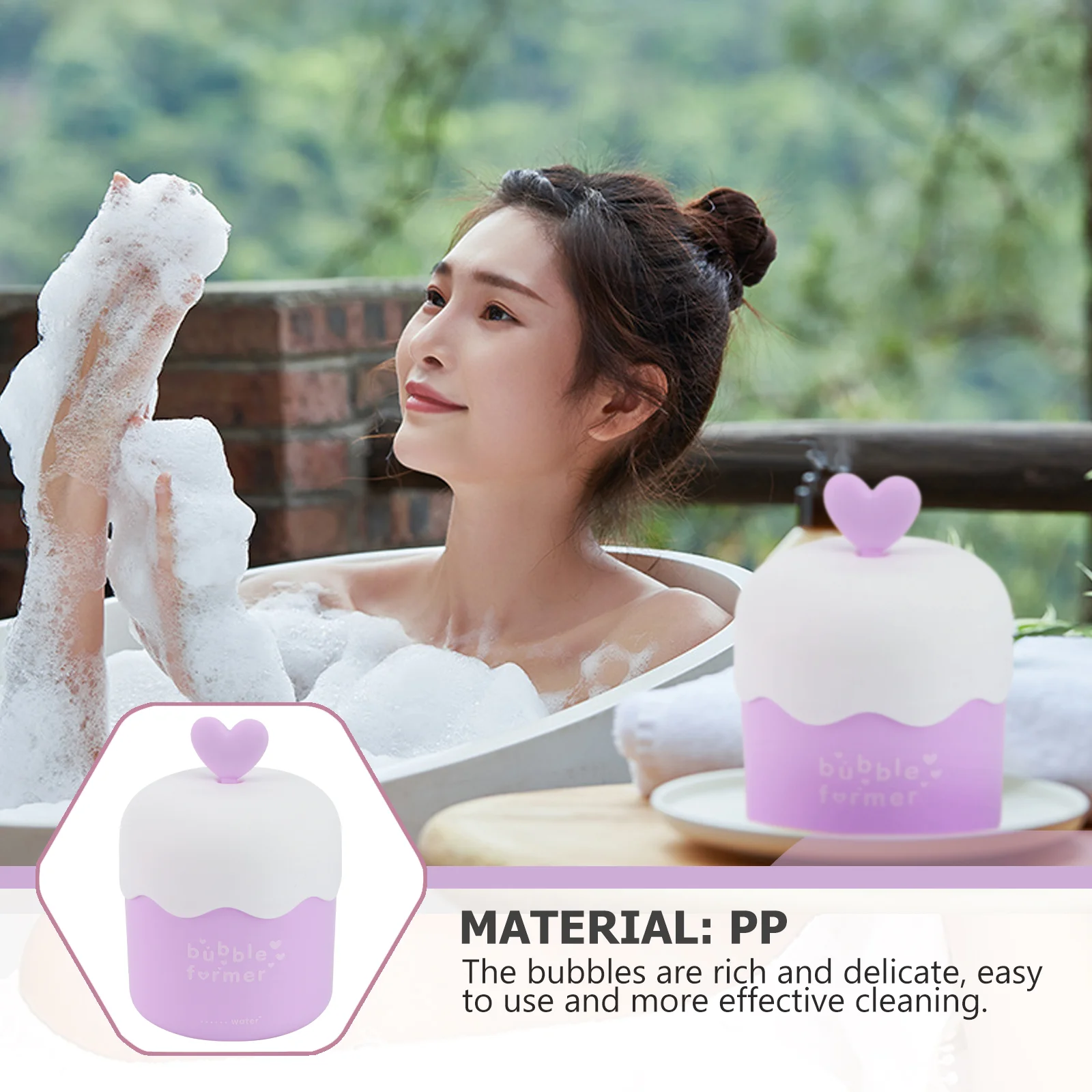 Bubbler Machine Facial Cleanser Foaming Cup Former Detergent Pp Mini Bubbling Tool Travel Foamer Device