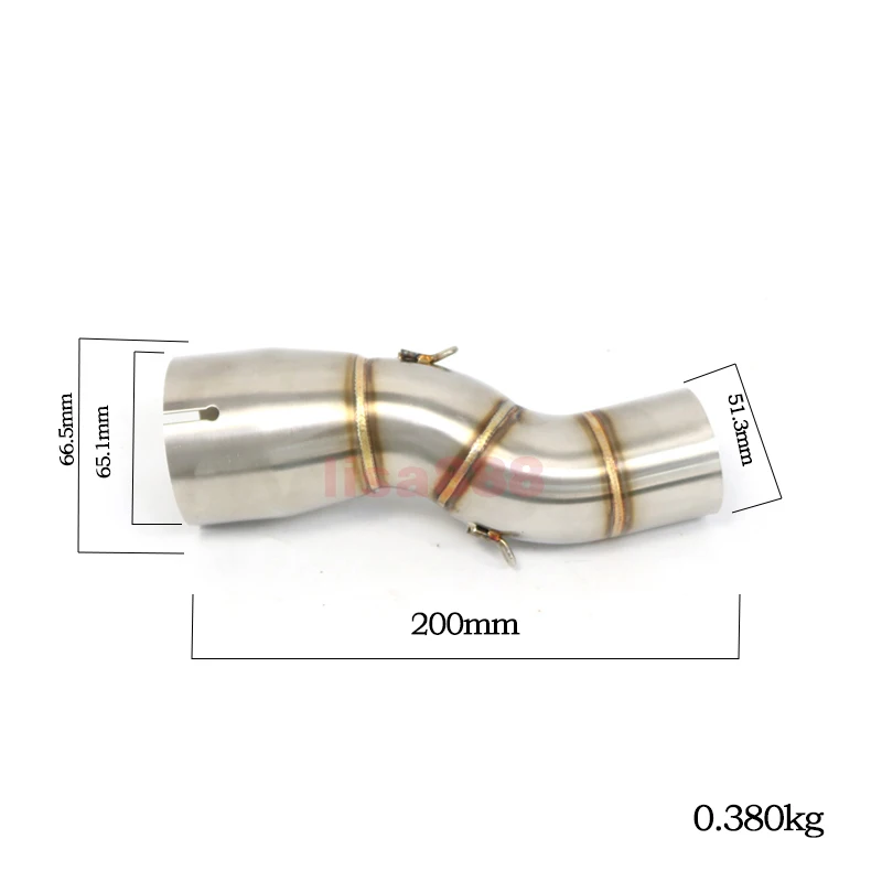 For BMW R1200GS Adventure R1200GSA 2013 2014 2015 2016 2017 2018 2019 Exhaust Middle Link Pipe Tube Slip-on R1200 R 1200 GS ADV