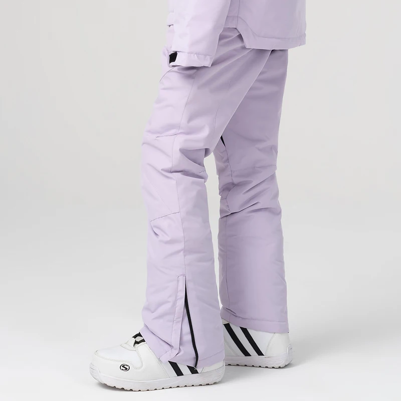 Pantalones de esquí de invierno para mujer, pantalones de snowboard de alta calidad a prueba de viento, impermeables, cálidos, para nieve, SK112