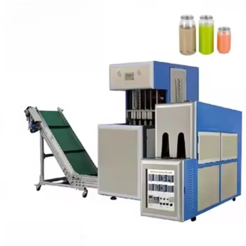 stretch blow molding machine 4-cavity semi-automatic blow molding machine 2000 pieces/hour, low noise