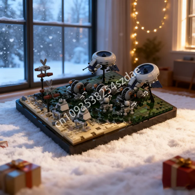 

1069 шт. MOC Assault Kashyyyk Episode III Micro AP Модель Строительные блоки Строительство DIY Кирпич Рождественские подарки Детские игрушки на день рождения