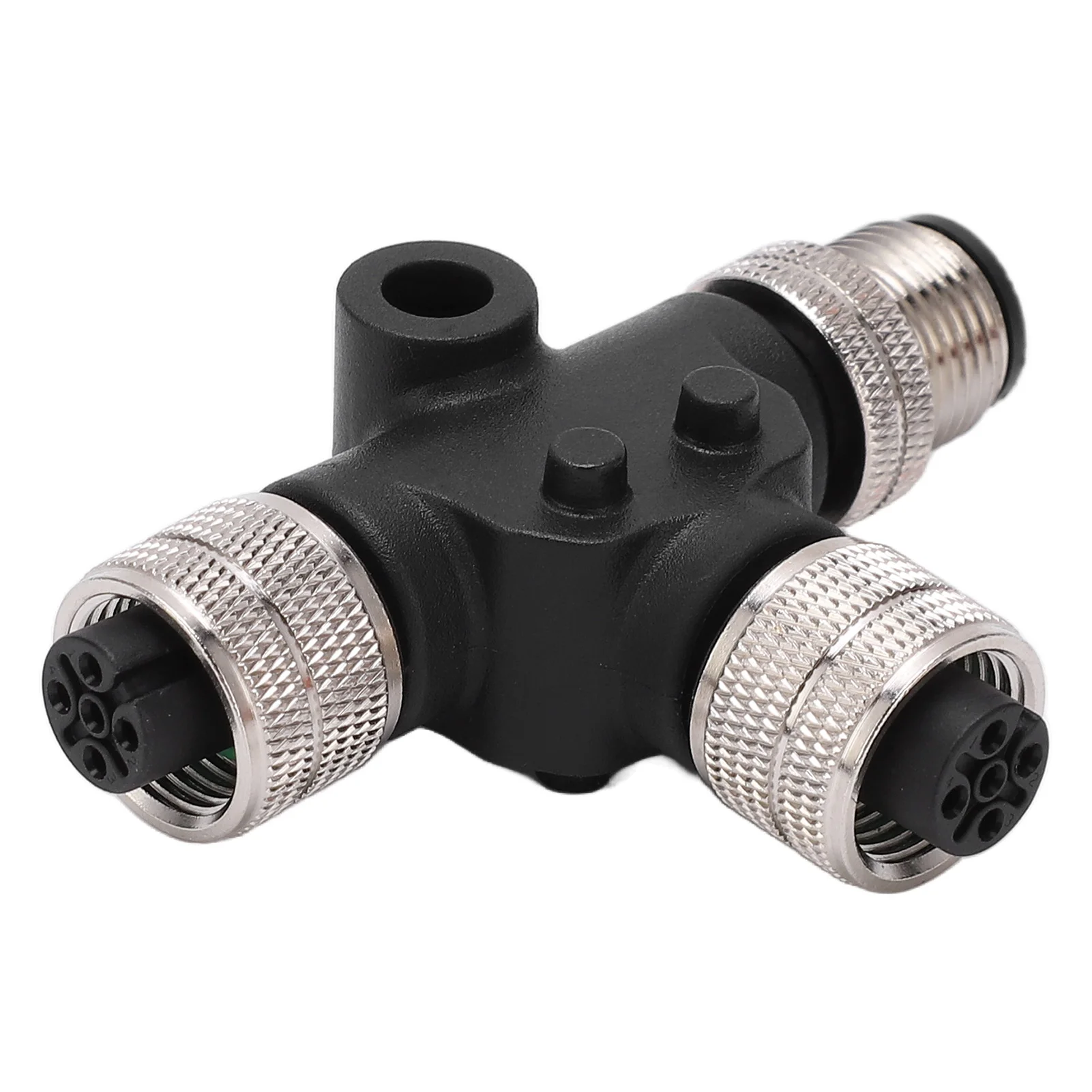 Tee Connector for NMEA 2000 Tee Connector for NMEA 2000 M12 Thread 5 Pin IP67 Waterproof for Lowrance Networks Marine Converter
