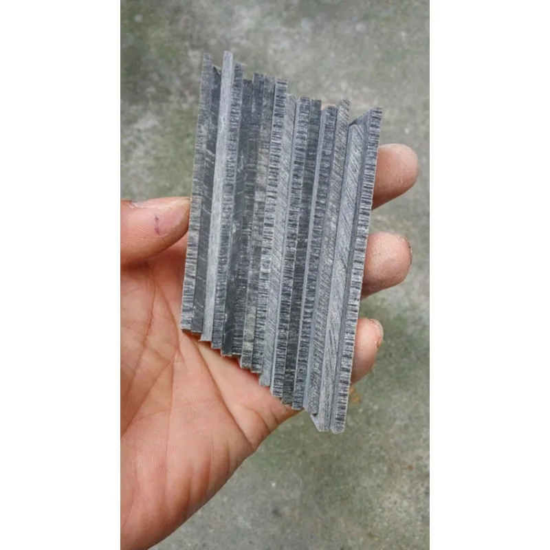 2Pcs Natural Black Buffalo Horn Sheet Knife Blanks Plate Scales Handle Material