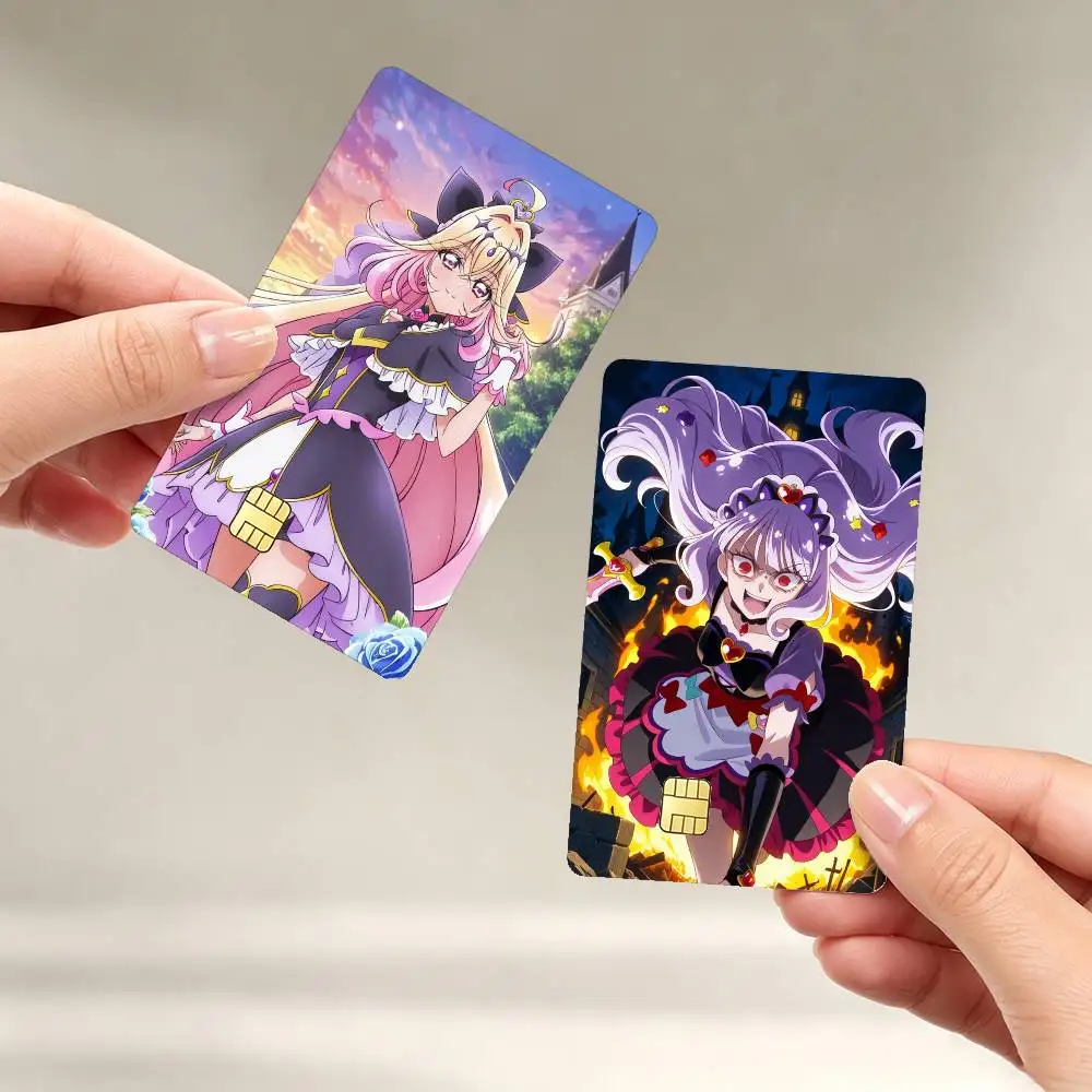 Moria Luluka Cure Arcana Shadow Star Detective Precure! Sticker Film Tape Skin for Credit Card Debit Card Waterproof Stickers