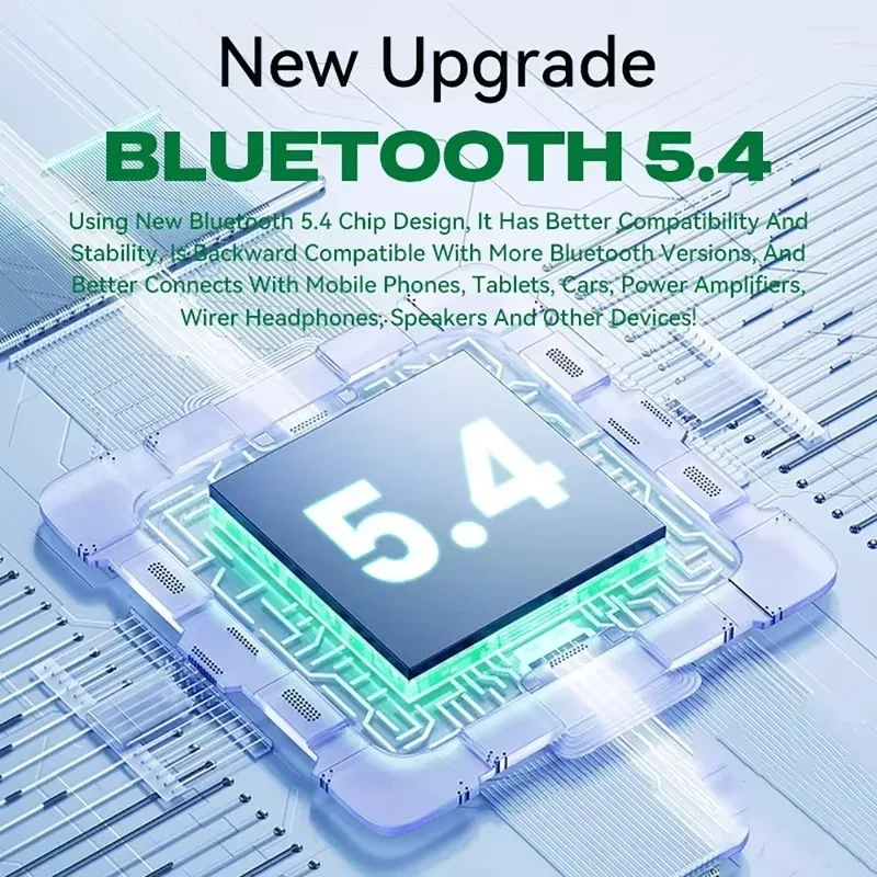 بلوتوث 5.4 استقبال الصوت U القرص RCA 3.5 مللي متر AUX USB ستيريو الموسيقى محول لاسلكي مع هيئة التصنيع العسكري لمجموعة السيارة السلكية المتكلم مكبر للصوت