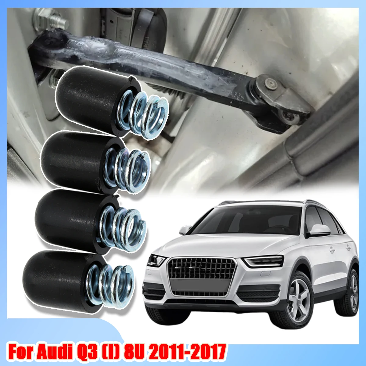 For 2 Door Car Door Check Assy Strap Repair Kit Stopper Car Accessories 4G0837249A 4G0837249C For Audi Q3 I 8U 2011 2012-2017