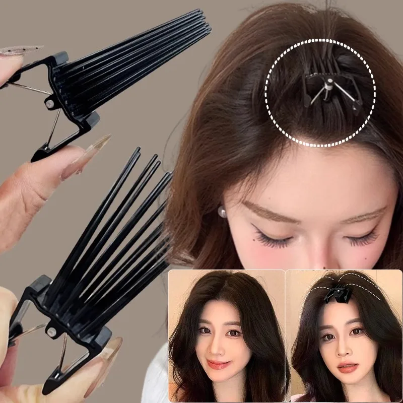 

Fluffy Hairpin Curling Roots Clips Women Curling Fixed Shape Clip Bangs Fluffy Volumizing Hair Clips High-arched Styling Tools