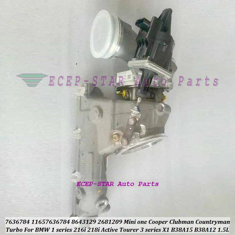 

Turbo XS51 7636784 8600045 11658600045 11658643129 11652681209 для Mini Cooper S X One B38 F54 L3 1.5L F55 F56 F57 R55 R56 R57 R57