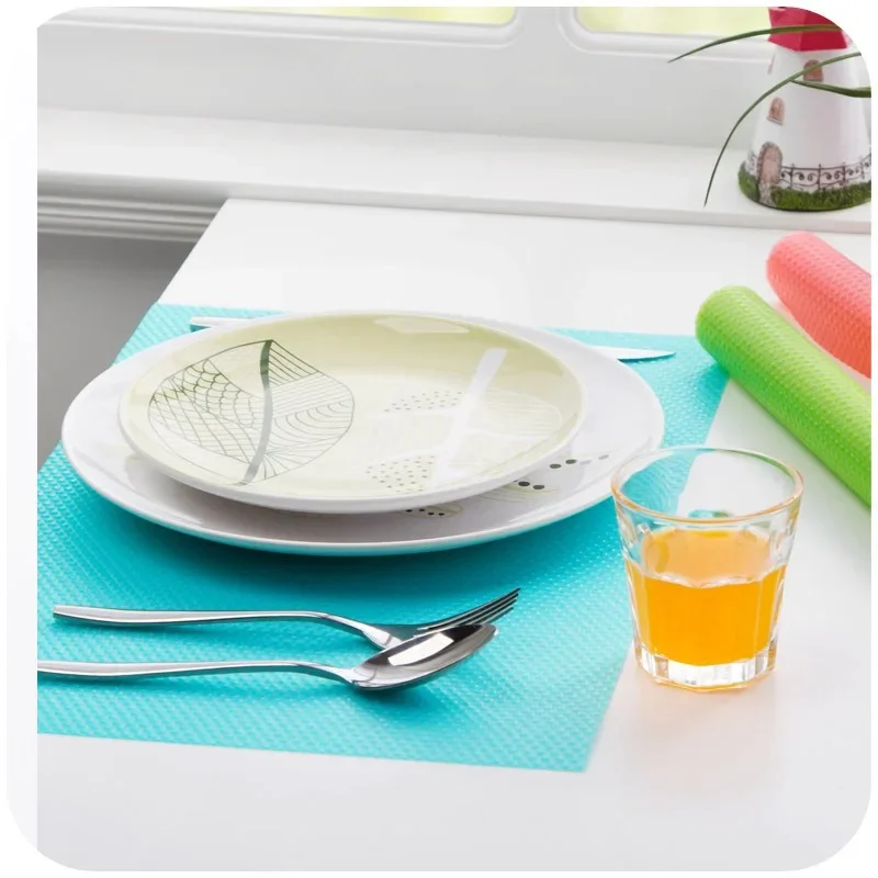 EVA Waterproof Refrigerator Liner Mat Washable Mildew Kitchen Pad Anti-oil Cabinet Drawer Placemat Heat-insulat Fridge