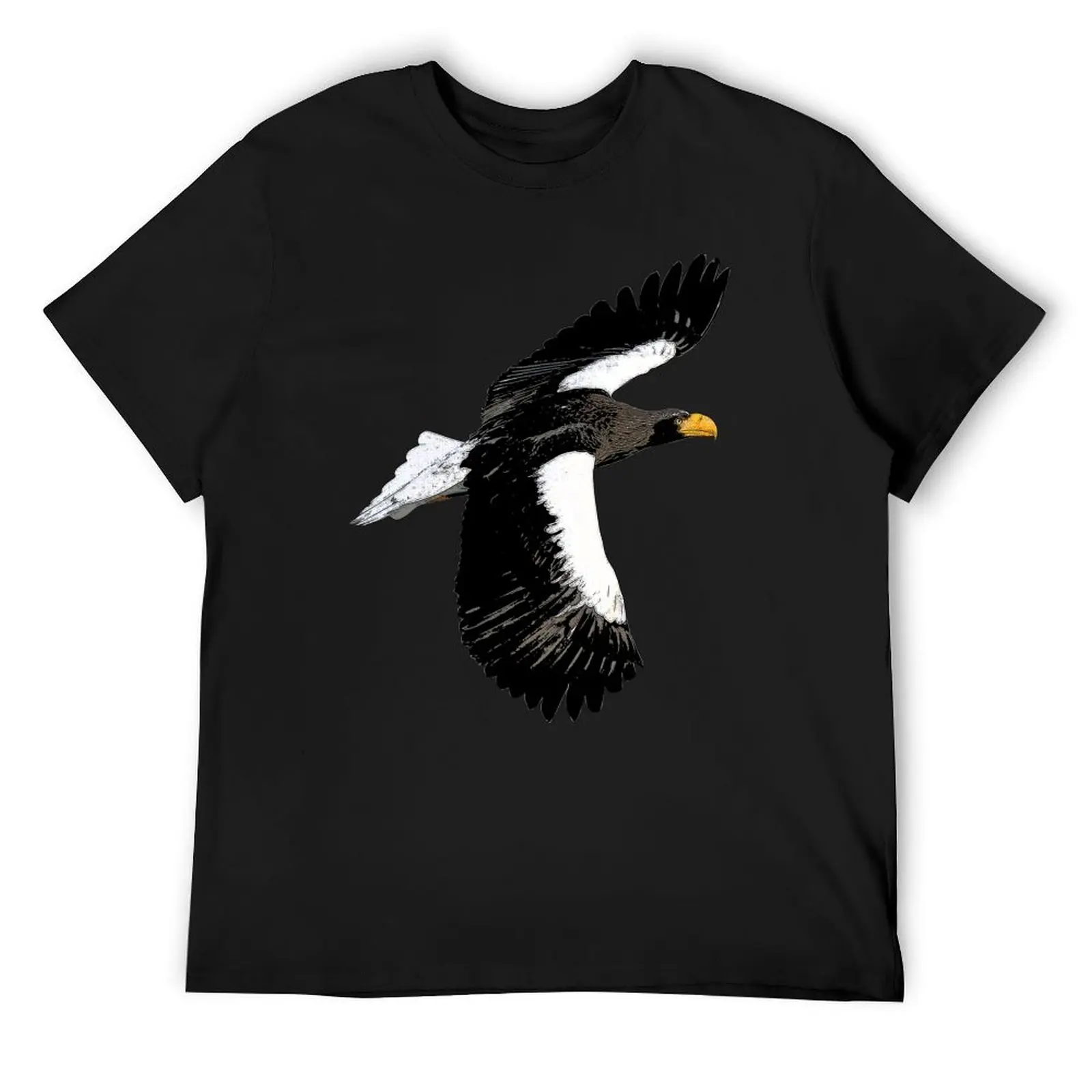 

Steller's Sea Eagle Color Print T-Shirt tees graphics shirts graphic tees tee shirts for men