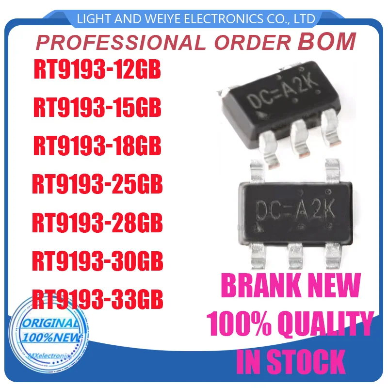 10 PCS, RT9193-12GB 15GB 18GB 25GB 28GB 30GB 33GB 36GB Black PC shell NEW IN STOCK