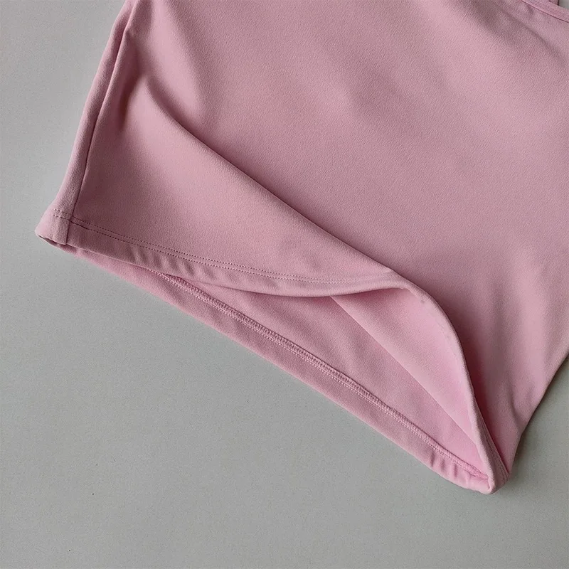 Damen Yoga Tanktop mit eingebauten Polstern, schnelltrocknendes, atmungsaktives Fitness-Top, Sportweste mit schönem Rückendesign für Lauftraining – Detail 20