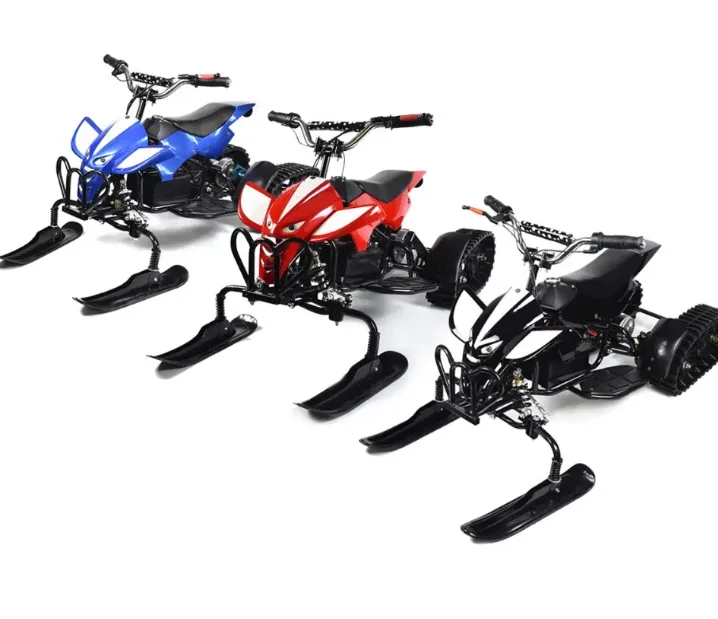220Cc Adult Snow Mobile Steel Frame Double Slide Electric Combination Sled 150cc 200cc 300cc Trailer