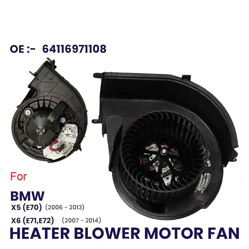 RHD FOR BMW X5 X6 E70 E71 E72 HEATER BLOWER FAN MOTOR RIGHT HAND DRIVE 990878J