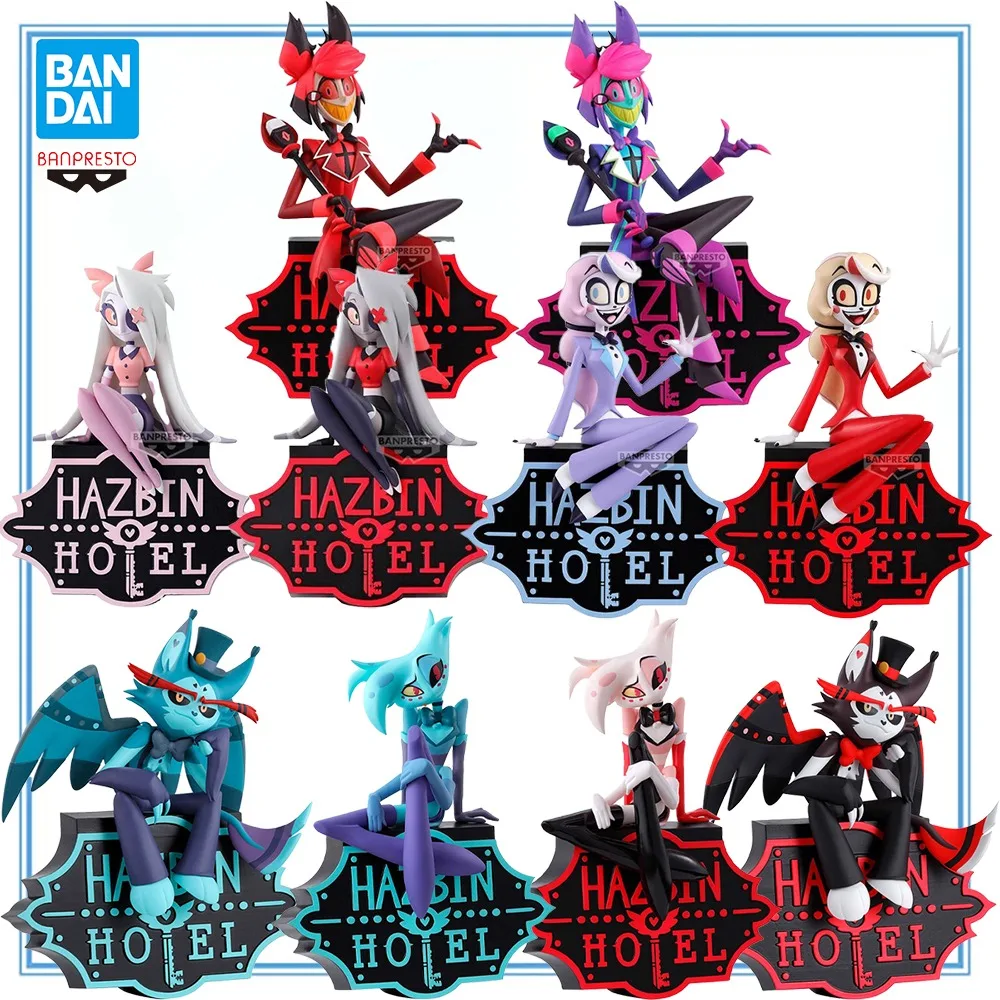 100% originale in magazzino Bandai Spirits Monitor Top Figure Hazbin Hotel Alastor Husk Angel Dust Vaggie Charlie Morningstar