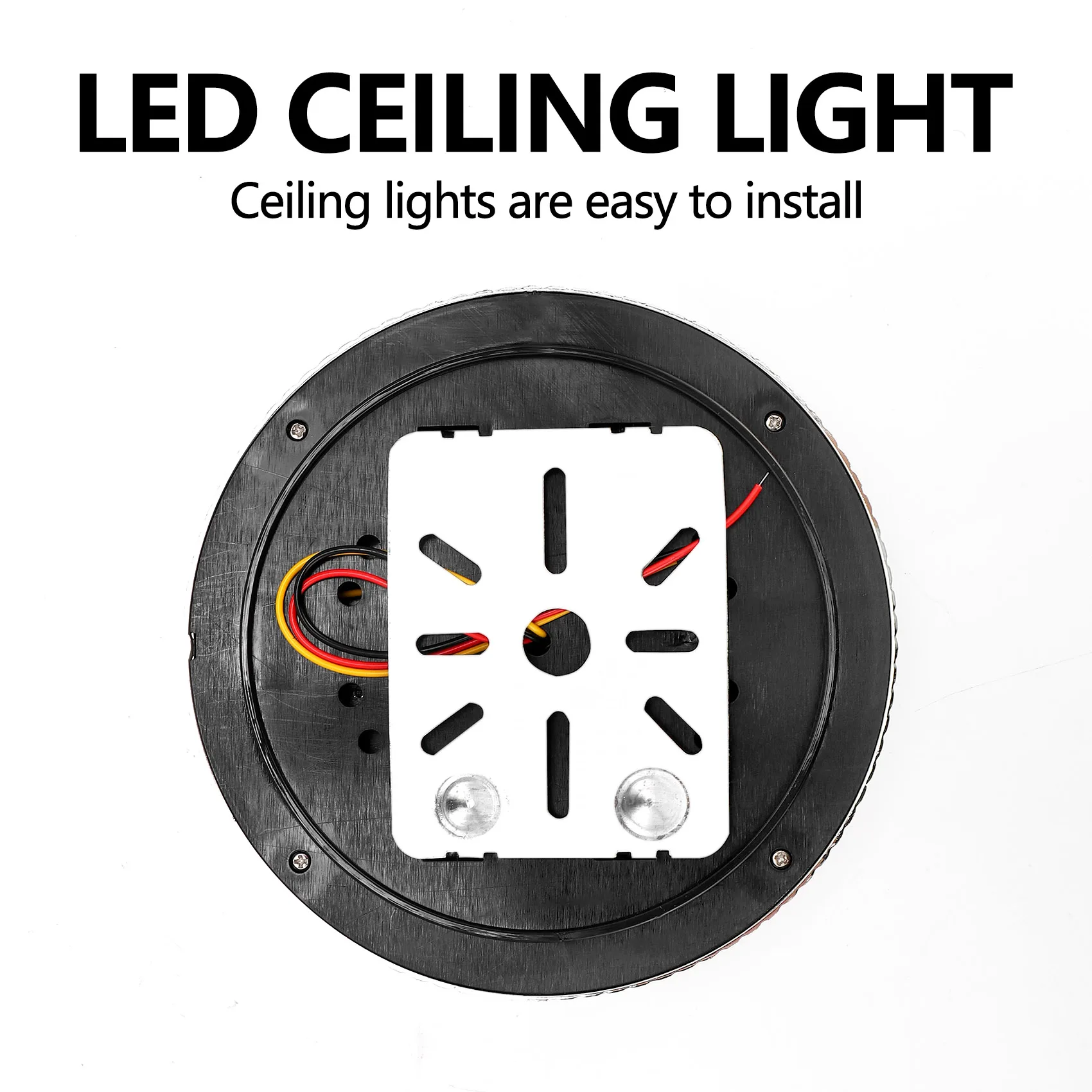 Precise 12V Car Round Ceiling Dome Roof Interior Light Boat Rv Surface Ceiling Light