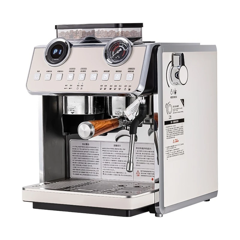 

Coffee machine commercial semi-automatic espresso milk tea shop double boiler three-system home coffee extraction machine