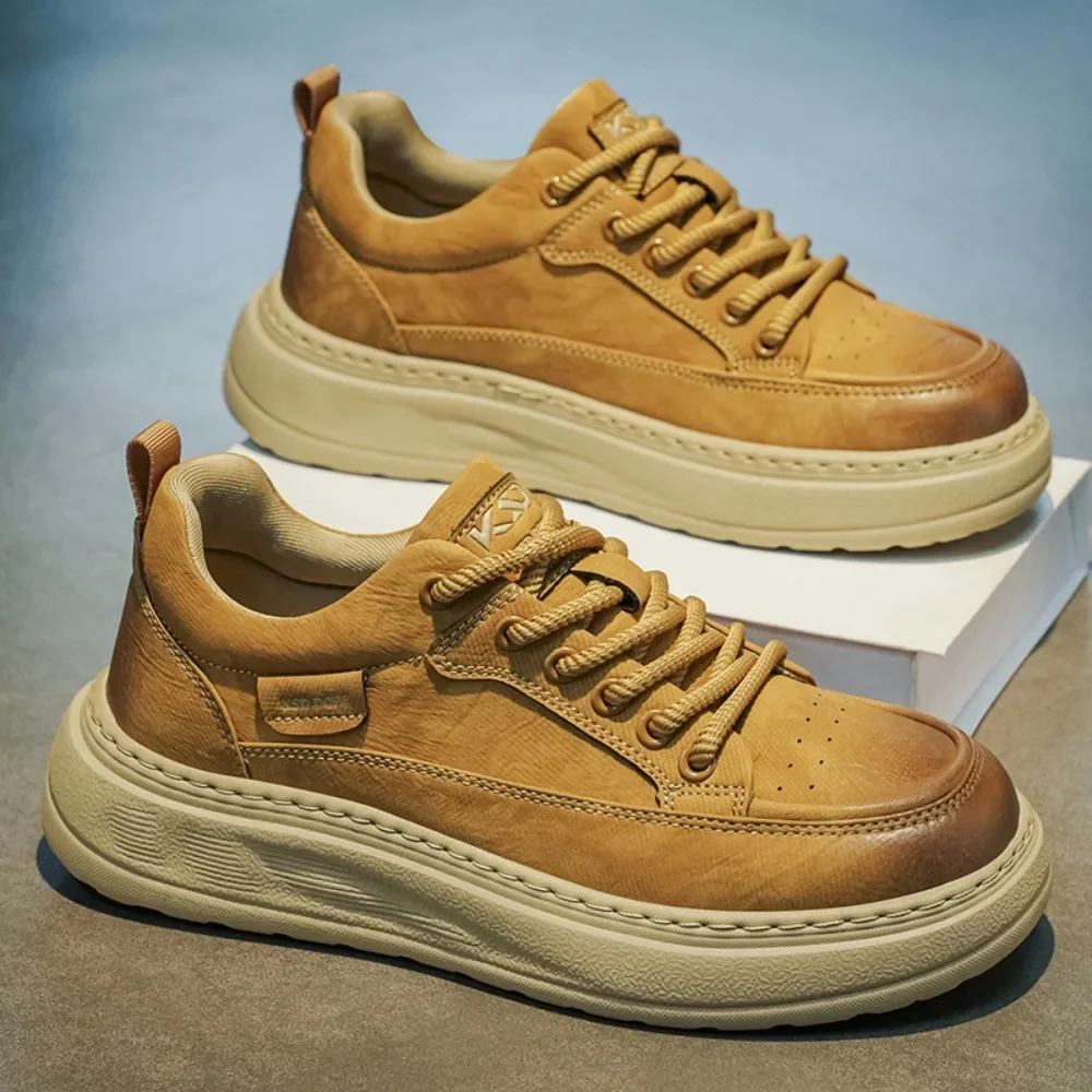Spring Autumn Anti Suede Leather Men's Casual Shoes Comfortable and Breathable Men's Driving Shoes