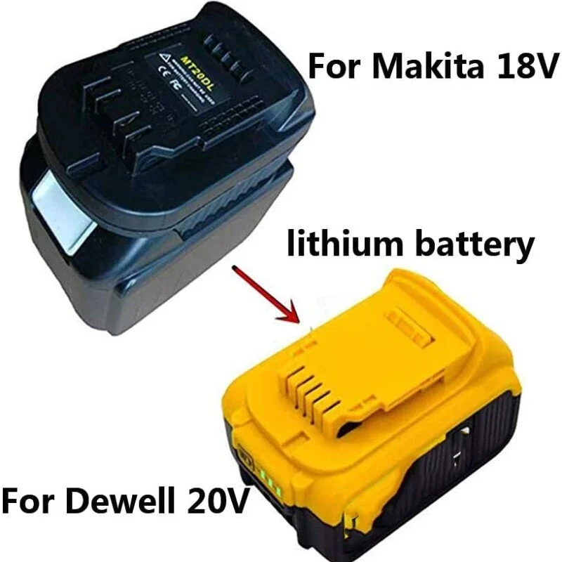 Imagem -05 - Power Tool Adapter Bs18mt Conversor para Bosch 18v Bateria Li-ion Makita Milwaukee Dewalt Ryobi Metabo Worx Devon Ferramenta