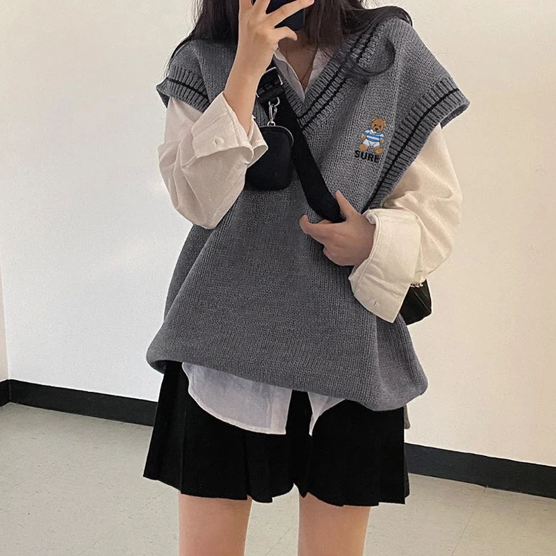 سترة محبوكة جديدة لخريف وشتاء IUAE عادية Sve طويلة مستديرة Ne ort Sle Commute Faion ملابس تريكو مميزة للسيدات